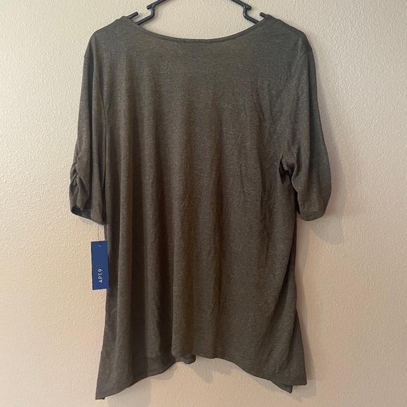 NWT Apt 9 Beautiful Olive Tunic size XL - Picture 3 of 3